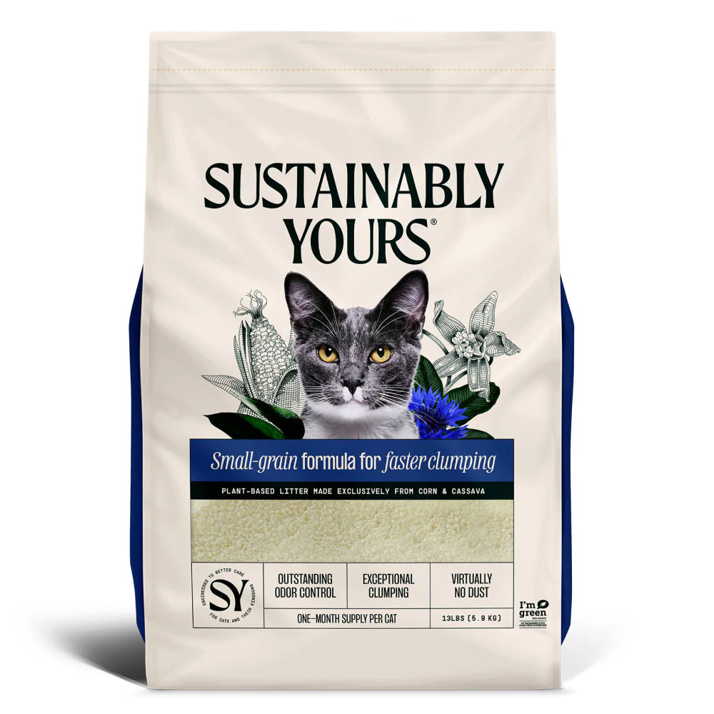 Sustainably Yours Multi Cat Plus Unscented Small Granules Cat Litter