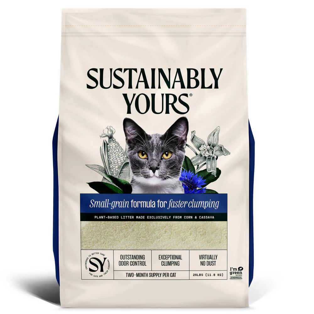 Sustainably Yours Multi Cat Plus Unscented Small Granules Cat Litter