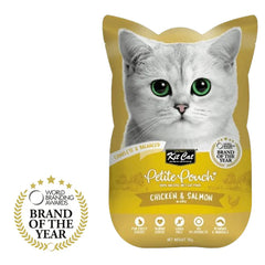 Kit Cat Tuna & White Fish, Chicken & Salmon and Classic Tuna Cat Wet Food Combo