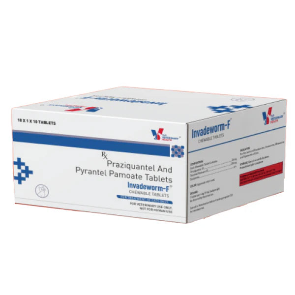 Drools Invadeworm F Dewormer Tablets for Cats