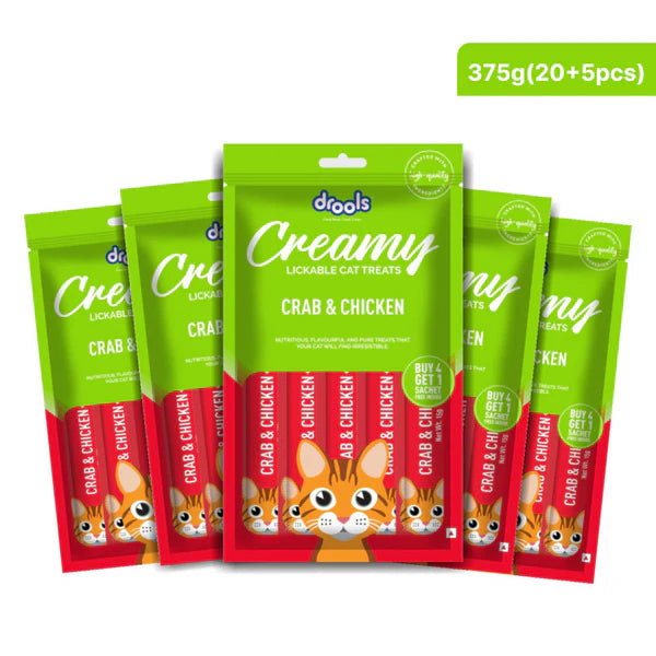 Drools Crab & Chicken Creamy Cat Treats