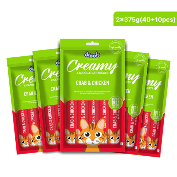 Drools Crab & Chicken Creamy Cat Treats