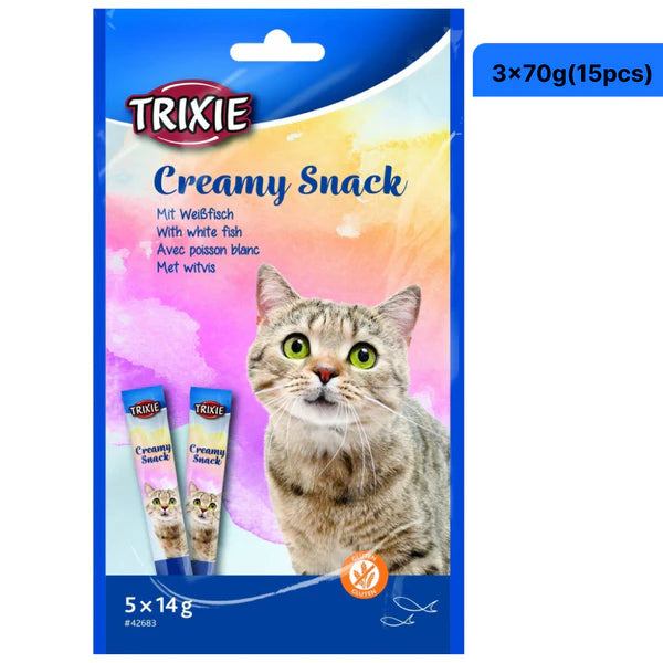 Trixie Snack with White Fish Creamy Cat Treats