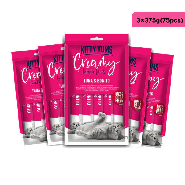 Kitty Yums Tuna & Bonito Creamy Cat Treats
