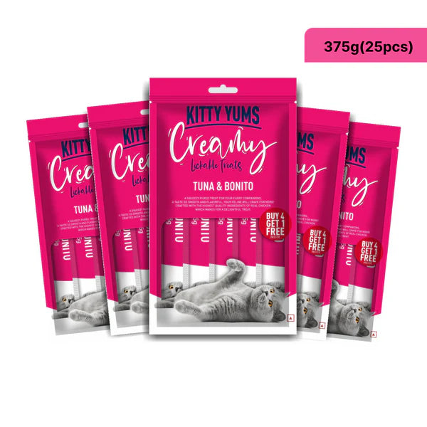 Kitty Yums Tuna & Bonito Creamy Cat Treats