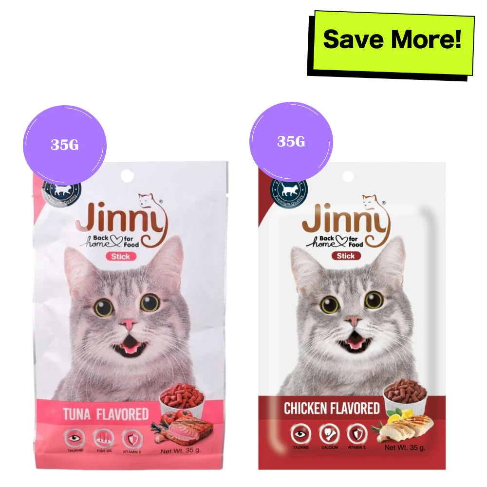 Jinny Tuna and Chicken Cat Treat Combo