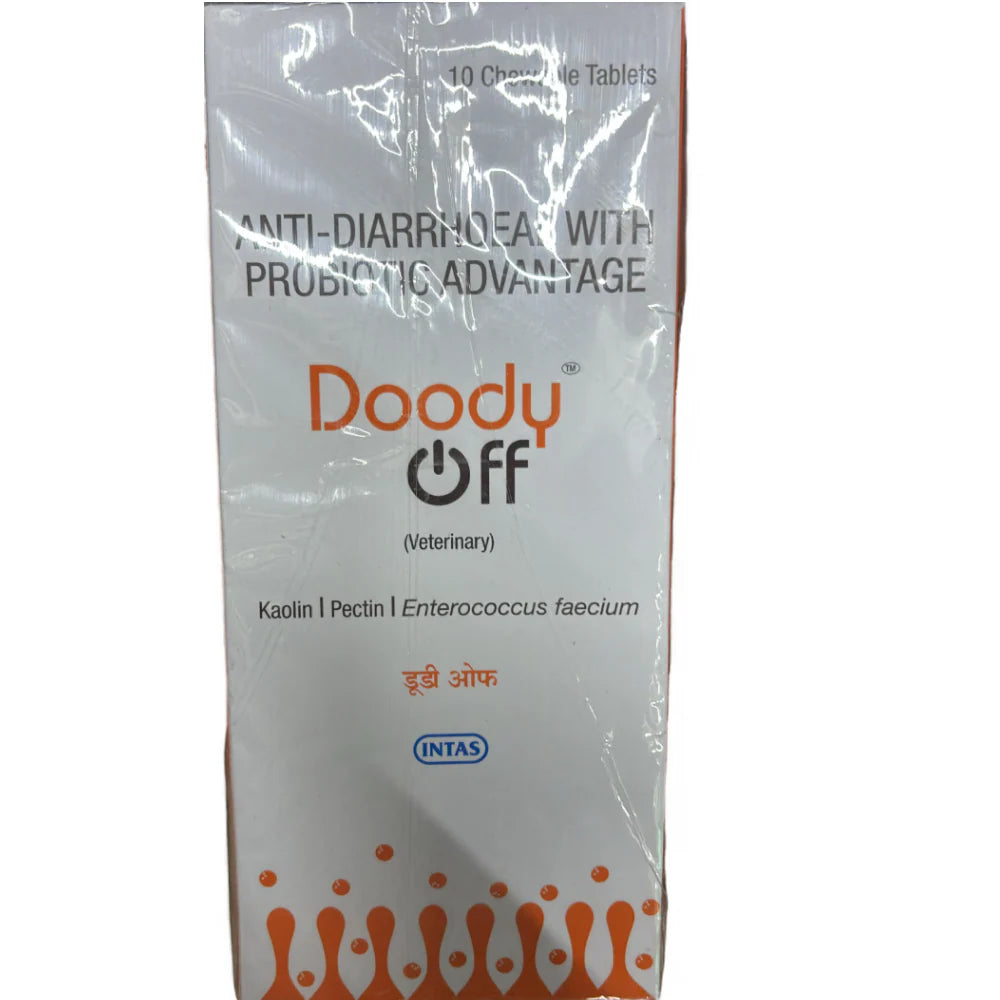 Intas Doody Off (Antidiarrhoel & Probiotic) for Dogs and Cats