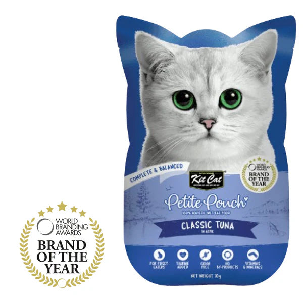 Kit Cat Chicken & Tuna, Chicken & Salmon and Classic Tuna Cat Wet Food Combo