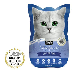 Kit Cat Classic Tuna, Chicken & Tuna and Tuna & Salmon Fish Cat Wet Food Combo