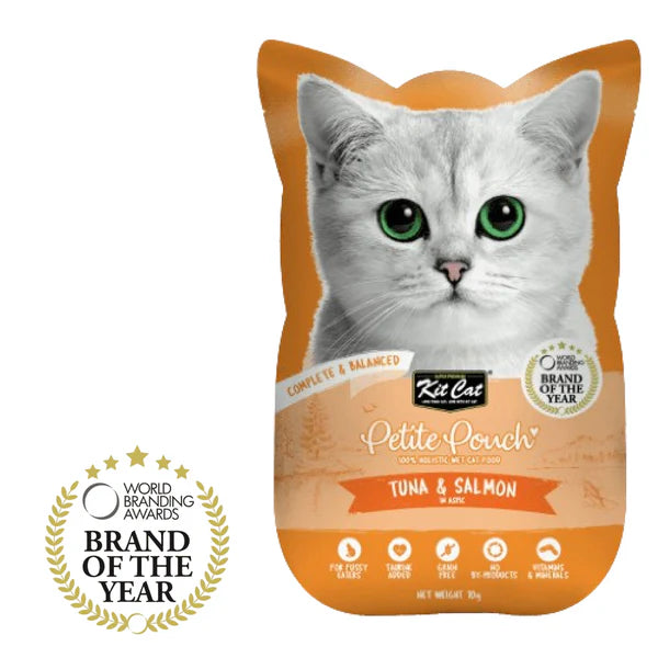 Kit Cat Chicken & Tuna, Chicken & Salmon, Tuna & Salmon Fish Cat Wet Food Combo