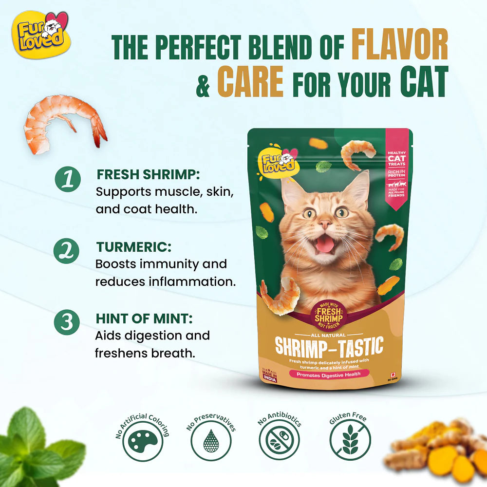 FurLoved Shrimp Tastic Cat Treats
