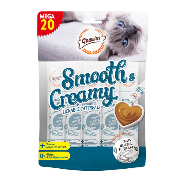 Gnawlers Mussel Flavour Creamy Cat Treats (300g)