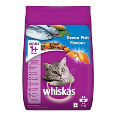 Whiskas Ocean Fish and Tuna in Jelly Meal Adult Cat Wet and Dry Food Combo