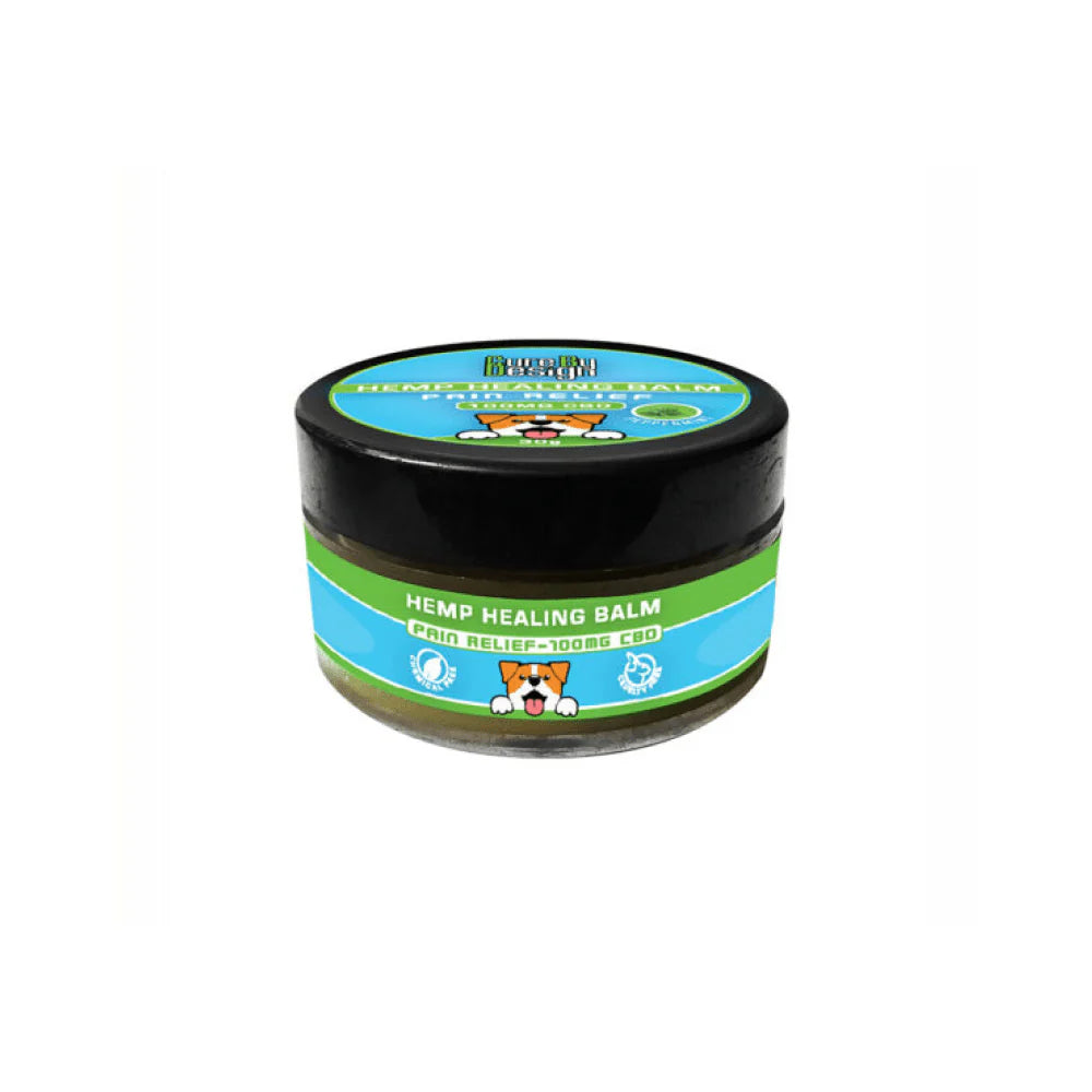 Cure By Design 100mg CBD Pain Relief Hemp Healing Balm for Dogs and Cats