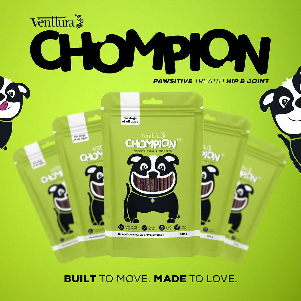 Venttura Chompion Pawsitive Hip & Joint Dogs Treats