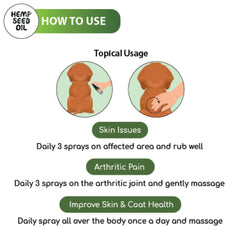 Papa Pawsome Hemp Seed Oil for Dogs