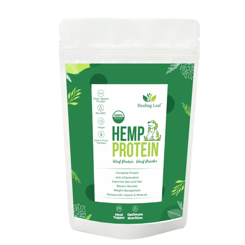 Healing Leaf Hemp Protein Powder for Dogs and Cats