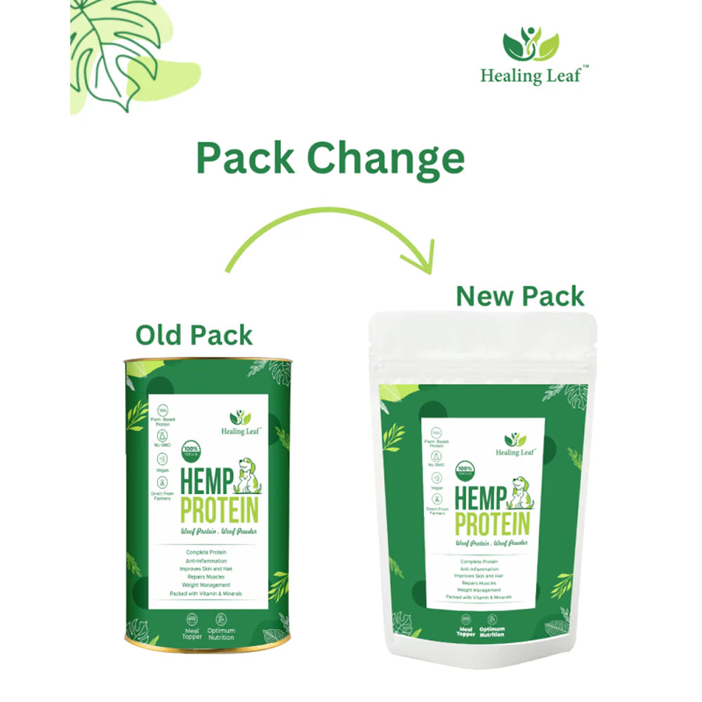 Healing Leaf Hemp Protein Powder for Dogs and Cats
