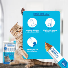 Active Lickable Real Chicken Creamy Cat Treats