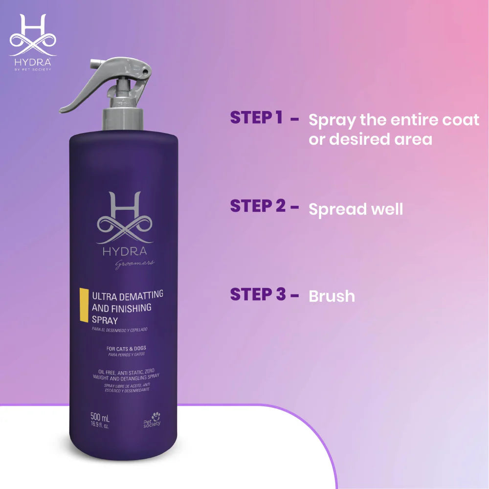 Hydra Groomers Ultra Dematting & Finishing Spray for Dogs and Cats