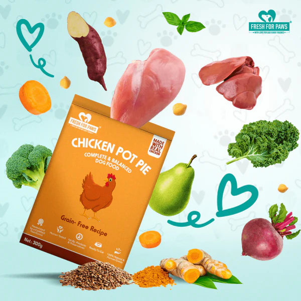 Fresh For Paws Chicken Pot Pie Wet Food for Cats and Dogs (100g)