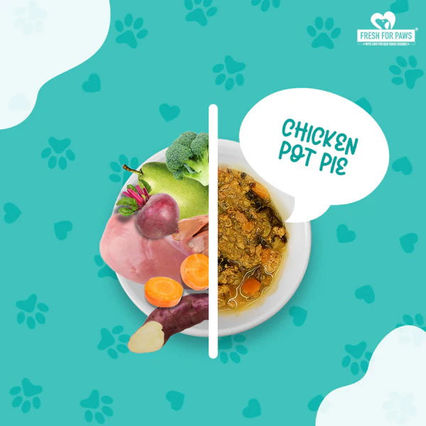 Fresh For Paws Chicken Pot Pie Wet Food for Cats and Dogs (100g)