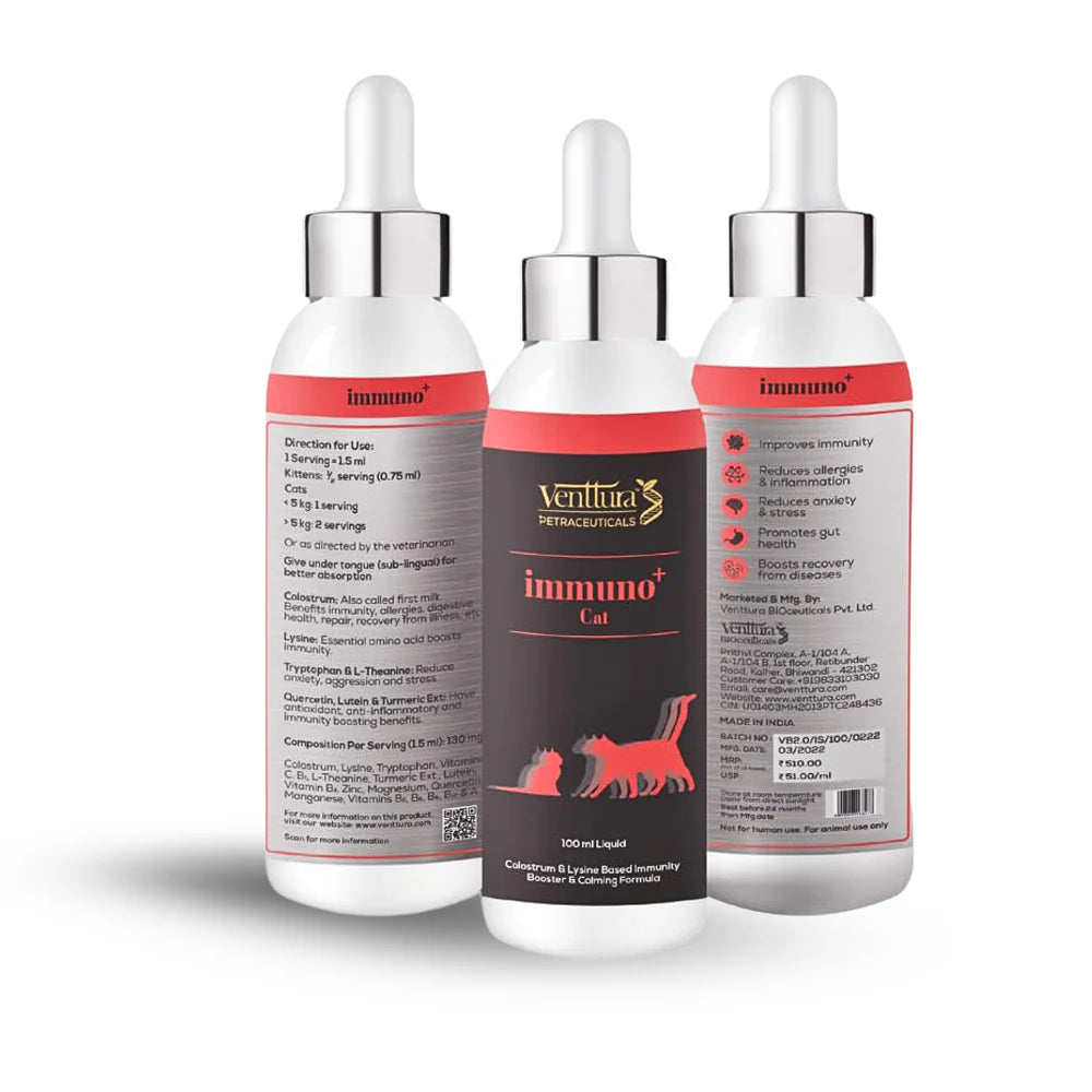 Venttura Immunity Booster & Calming Supplement for Cats