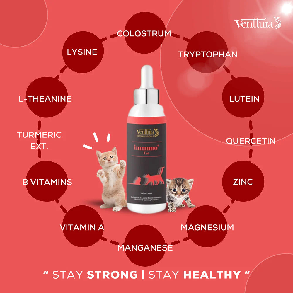 Venttura Immunity Booster & Calming Supplement for Cats