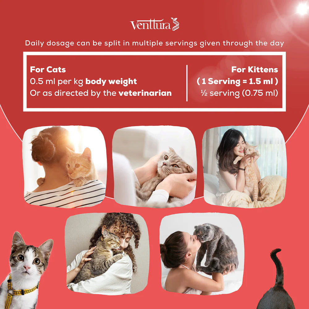 Venttura Immunity Booster & Calming Supplement for Cats