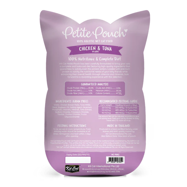 Kit Cat Chicken & Tuna, Chicken & Salmon, Tuna & Salmon Fish Cat Wet Food Combo
