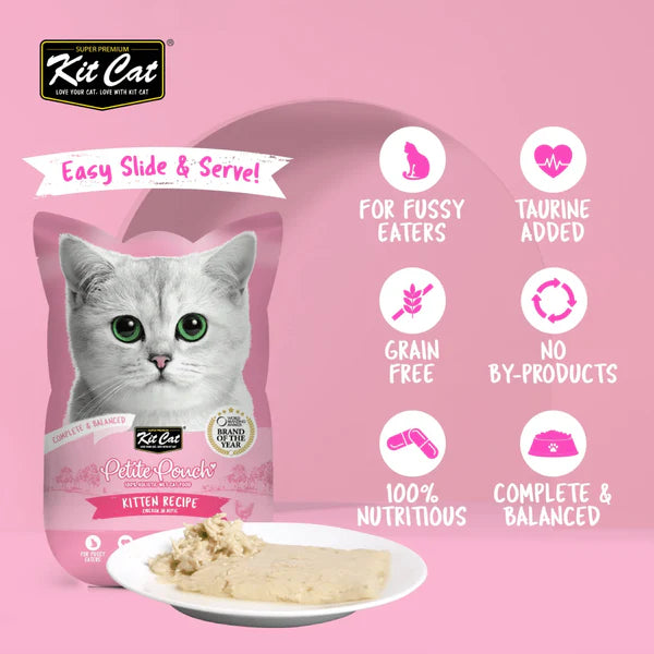 Kit Cat Chicken and Tuna, Salmon Cat Wet Food Combo
