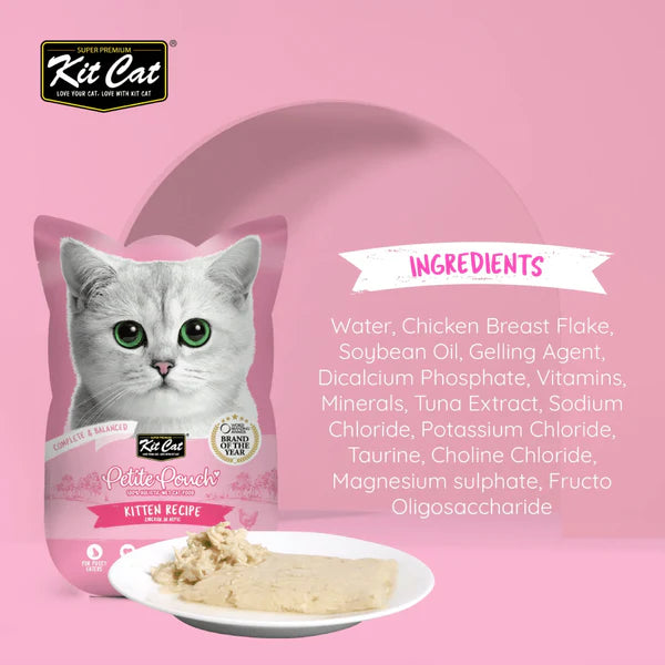 Kit Cat Chicken and Tuna, Salmon Cat Wet Food Combo