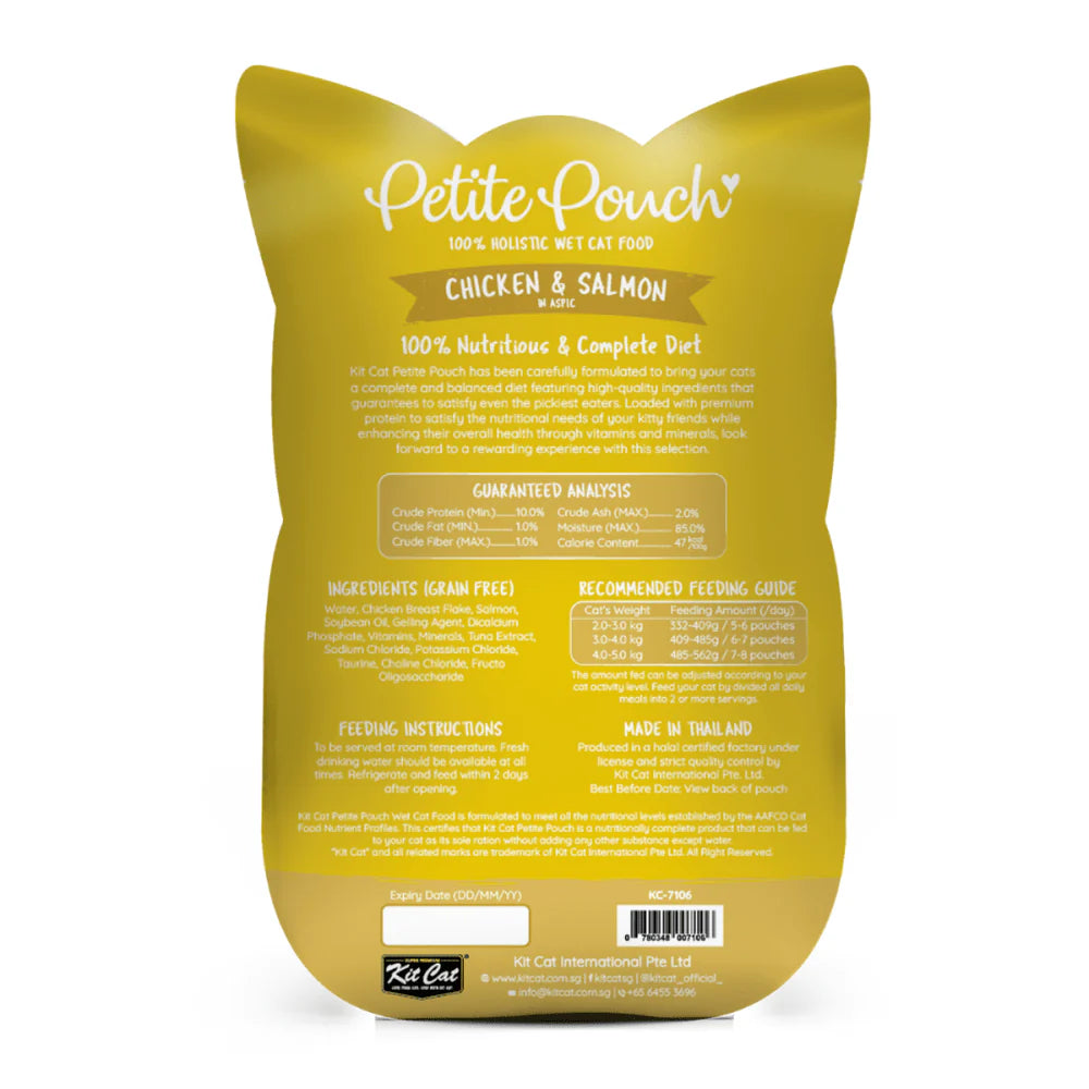 Kit Cat Chicken and Salmon Cat Wet Food (Buy 2 Get 1 Free)