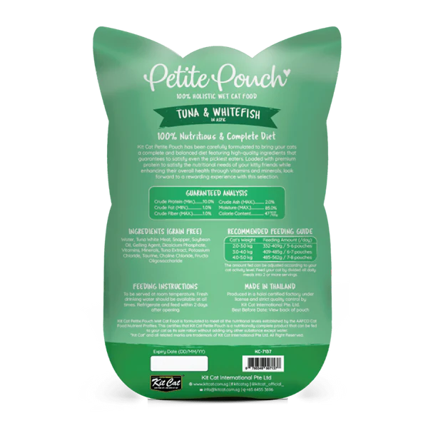 Kit Cat Tuna & White Fish, Chicken & Salmon and Tuna & Salmon Fish Cat Wet Food Combo