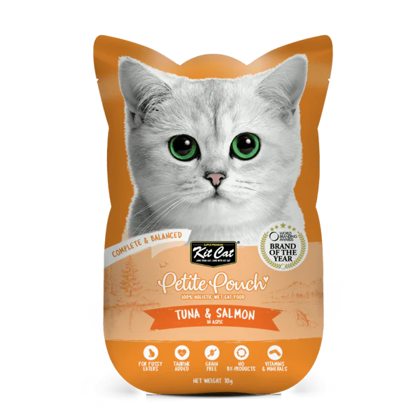 Kit Cat Chicken & Tuna, Chicken & Salmon, Tuna & Salmon Fish Cat Wet Food Combo