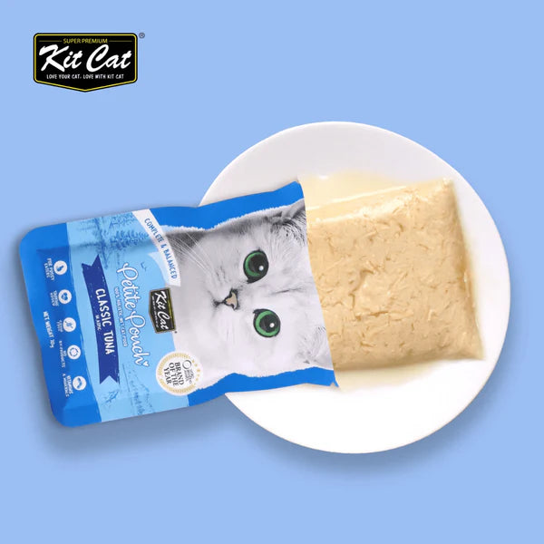 Kit Cat Chicken & Tuna, Chicken & Salmon and Classic Tuna Cat Wet Food Combo