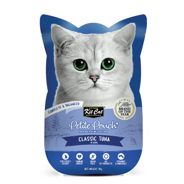 Kit Cat Chicken & Tuna, Chicken & Salmon and Classic Tuna Cat Wet Food Combo