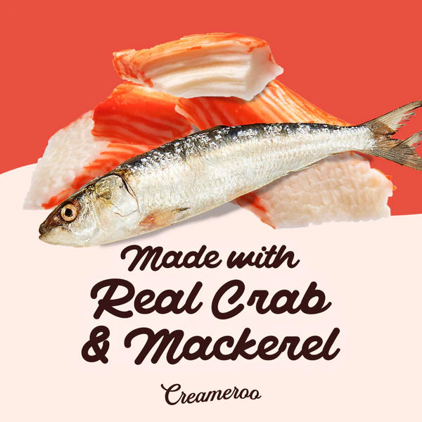 Kennel Kitchen Creameroo Crab with Mackerel Creamy Cat Treats
