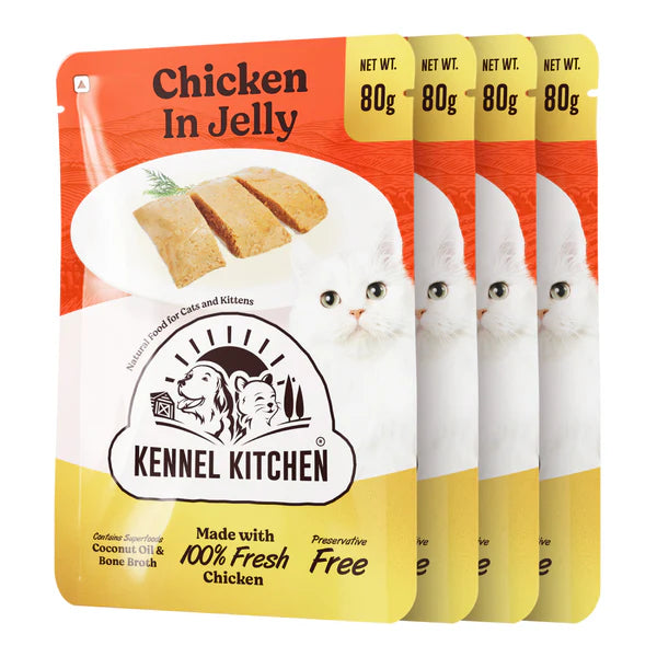 Kennel Kitchen Chicken in Jelly Kitten & Adult Cat Wet Food (All Life Stage)