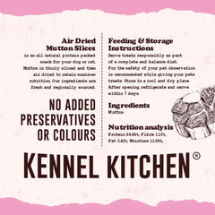 Kennel Kitchen Air Dried Mutton Jerky Dog and Cat Treats