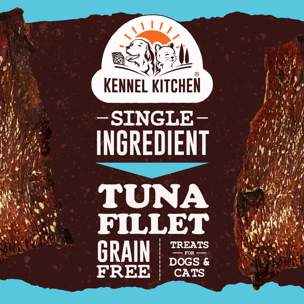 Kennel Kitchen Air Dried Tuna Fish Jerky Dog and Cats Treats