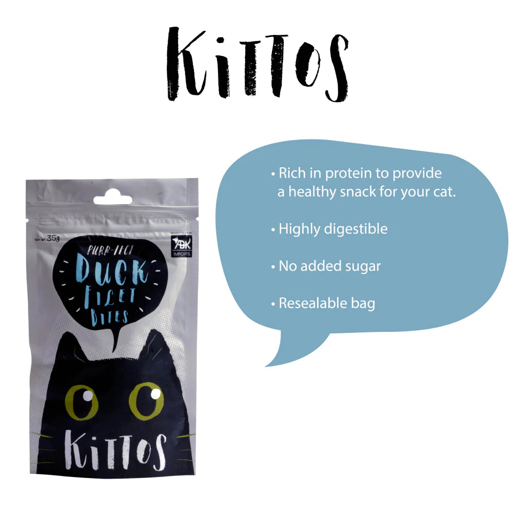 Trixie Premio Tuna & Kittos Purr Fect Duck Fillet Bites Cat Treats