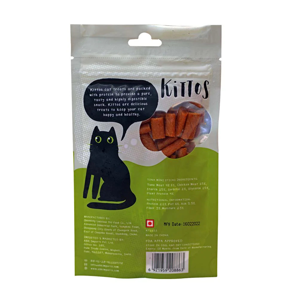 Trixie Premio Fish and Chicken Rolls & Kittos Purr fect Tuna Mini Sticks Cat Treats