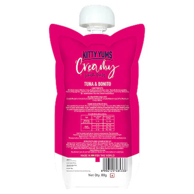 Kitty Yums Lickable Tuna & Bonito Creamy Cat Treat