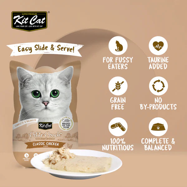 Kit Cat Classic Chicken in Aspic Cat Wet Food
