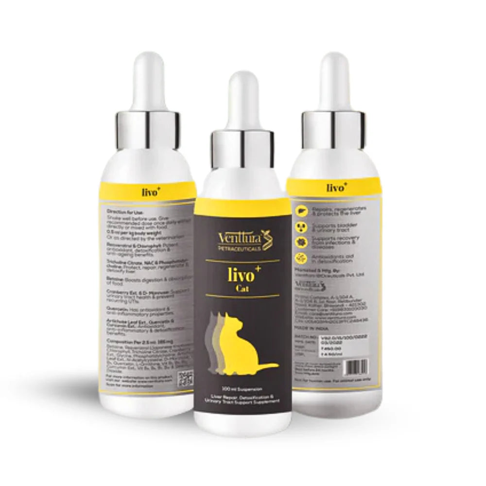 Venttura Liver Repair, Support Recovery & Recuperation Supplement for Cats