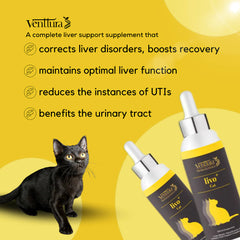 Venttura Liver Repair, Support Recovery & Recuperation Supplement for Cats