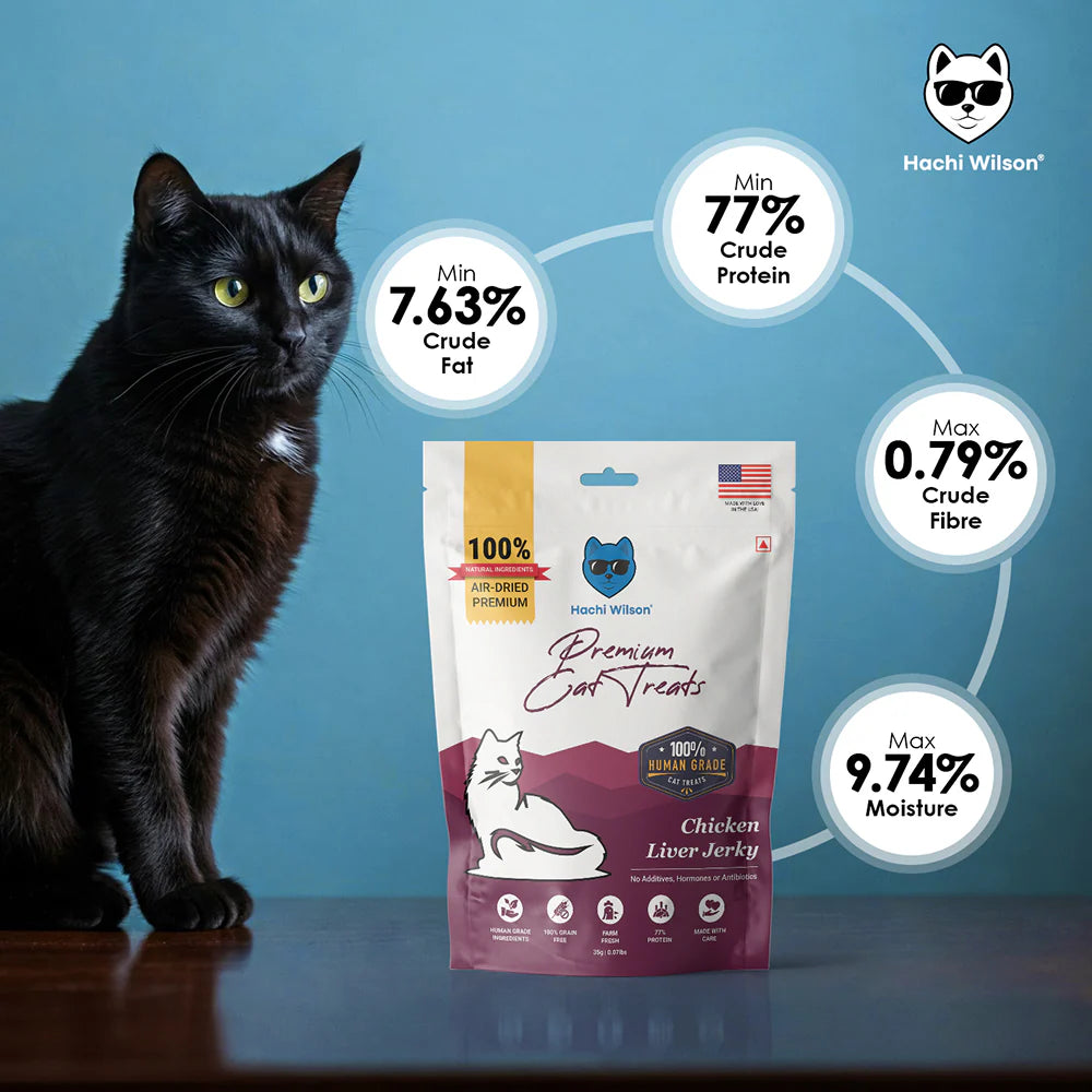 Hachi Wilson Premium Chicken Liver Jerky Cat Treat