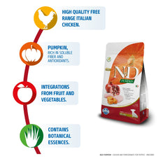 Farmina N&D Pumpkin Chicken & Pomegranate Grain Free Puppy Mini Dog Dry Food