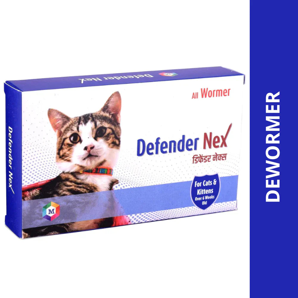 Medfly Healthcare Defender Nex Dewormer Tablets for Cats